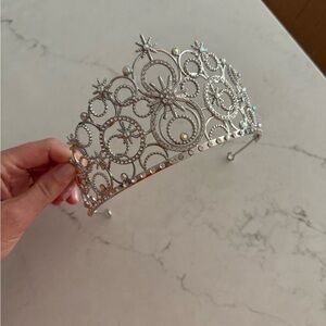 Adult Silver Glinda Crown Princess Tiara